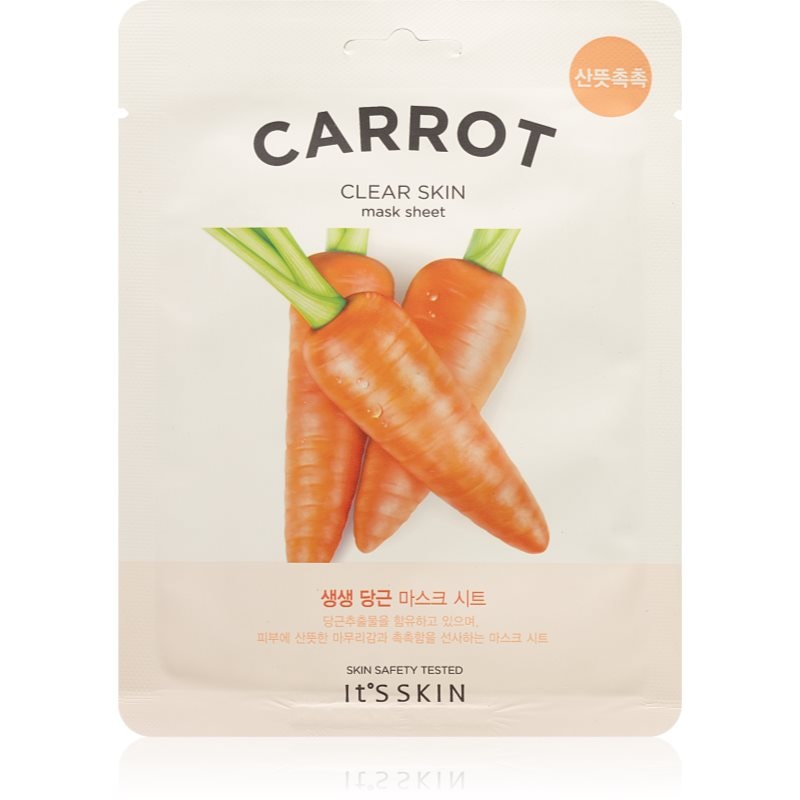 It´s Skin The Fresh Mask Carrot платнена маска с почистващ ефект - Грижа за лице - Сравни цени от 1 магазин с безплатна доставка