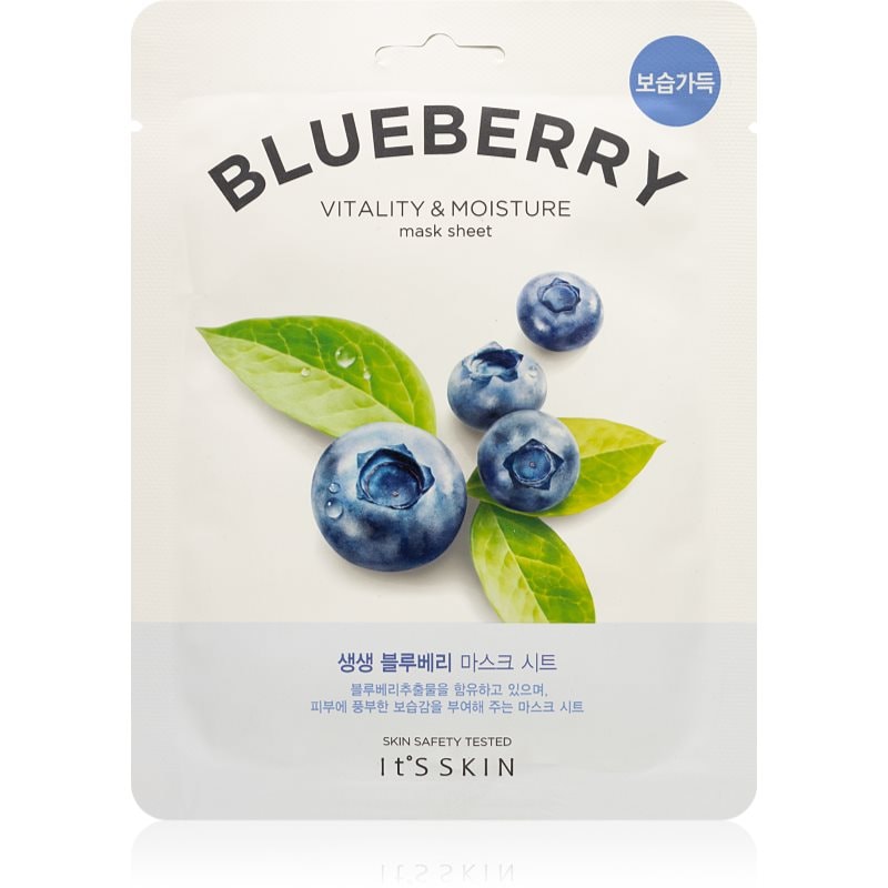 It´s Skin The Fresh Mask Blueberry хидратираща платнена маска с ревитализиращ ефект - Грижа за лице - Сравни цени от 1 магазин с безплатна доставка