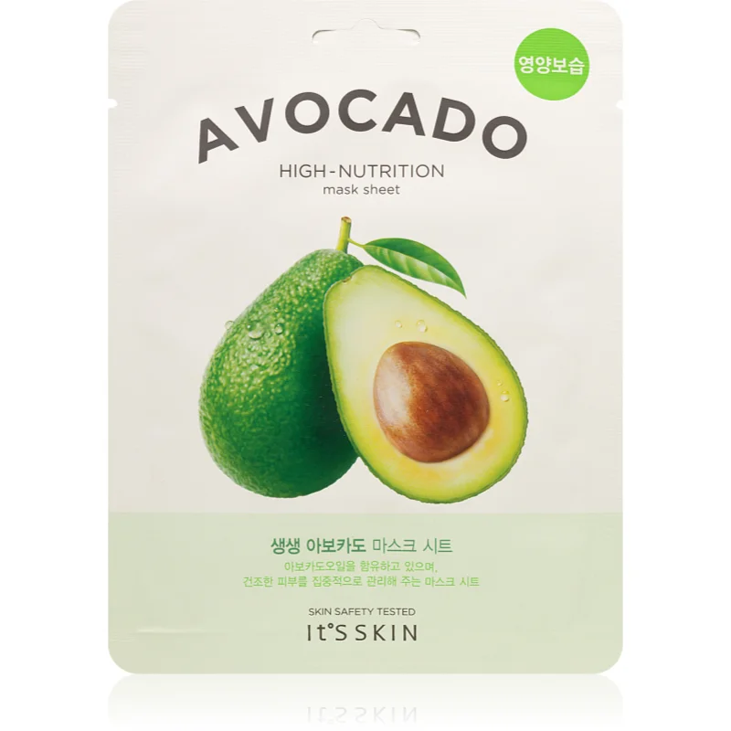 It´s Skin The Fresh Mask Avocado платнена маска с силно хидратиращ и подхранващ ефект - Грижа за лице - Сравни цени от 1 магазин с безплатна доставка