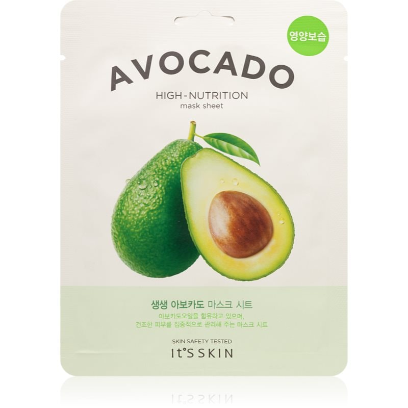 It´s Skin The Fresh Mask Avocado платнена маска с силно хидратиращ и подхранващ ефект - Грижа за лице - Сравни цени от 1 магазин с безплатна доставка