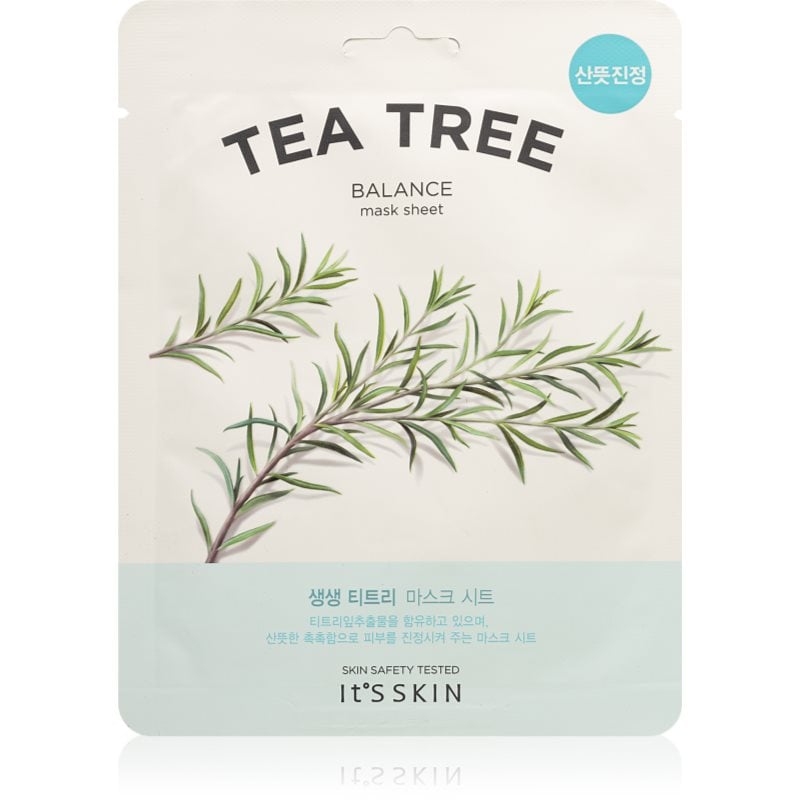 It´s Skin The Fresh Mask Tea Tree ревитализираща платнена маска за проблемна кожа, акне