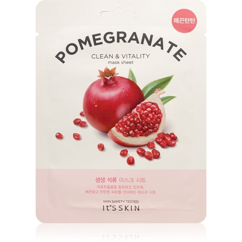 It´s Skin The Fresh Mask Pomegranate платнена маска за озаряване и виталитет на кожата - Грижа за лице - Сравни цени от 1 магазин с безплатна доставка