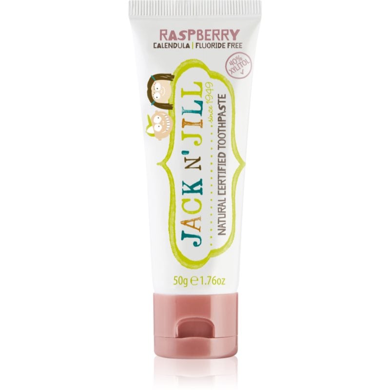Jack N’ Jill Natural натурална детска паста за зъби вкус Raspberry