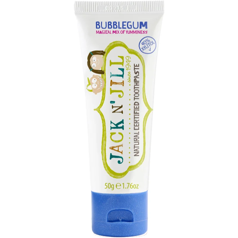 Jack N’ Jill Toothpaste натурална детска паста за зъби вкус Bubblegum