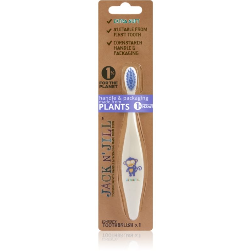 Jack N’ Jill Toothbrush четка за зъби за деца Monkey