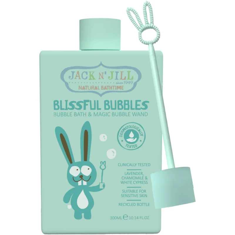 Jack N’ Jill Natural Bathtime Blissful Bubbles пяна за вана с играчка за правене на балончета