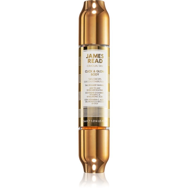 James Read Gradual Tan Click & Glow Body автобронзантни капки за тяло
