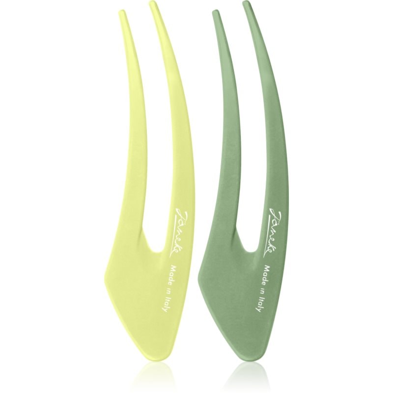 Janeke Hair Clip фиби за коса Green - Грижа за коса - Сравни цени от 1 магазин с безплатна доставка