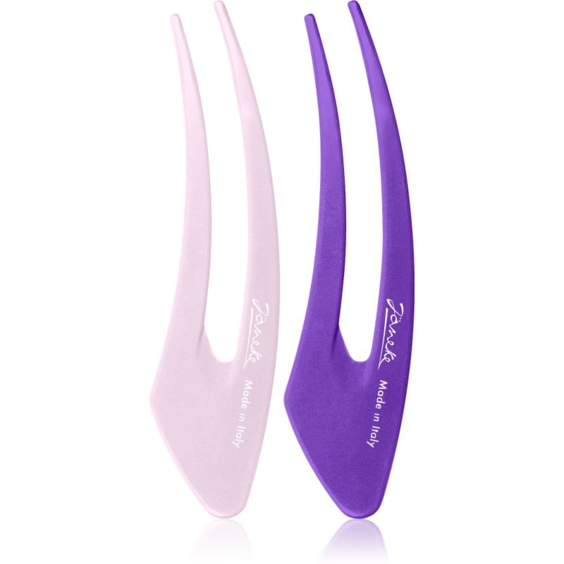 Janeke Hair Clip фиби за коса Purple
