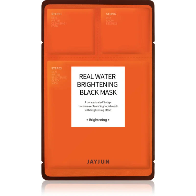 Jayjun Real Water Brightening хидратираща платнена маска за озаряване на лицето