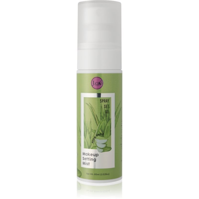 J.Cat Beauty Spray Set Go фон дьо тен фиксатор с алое вера