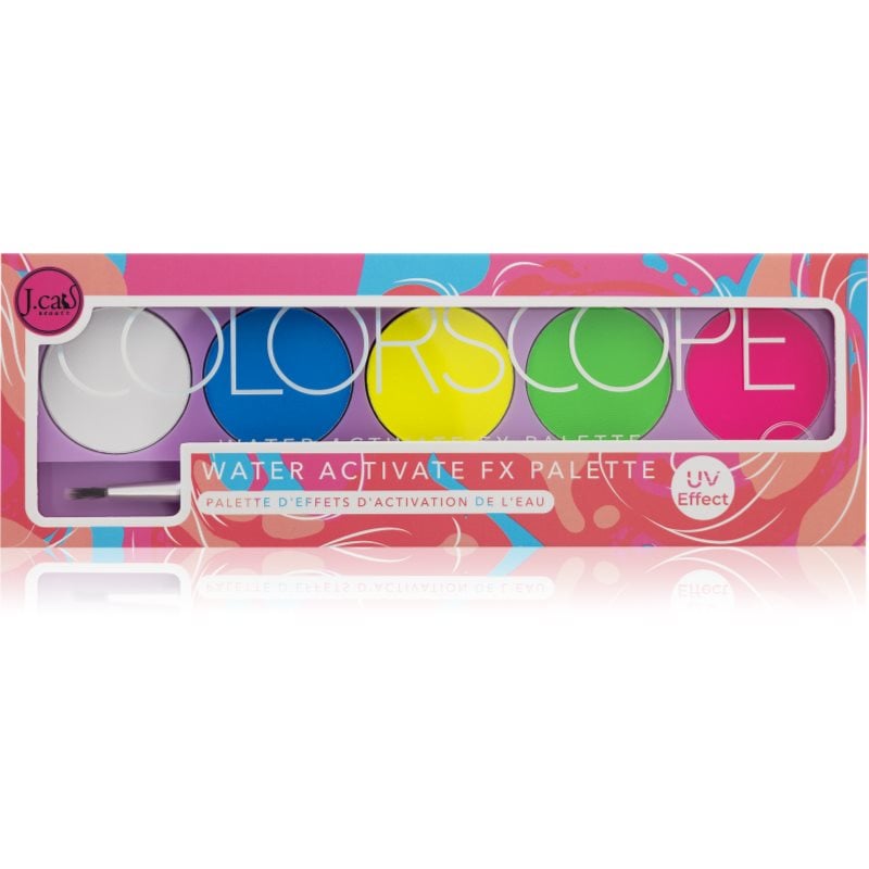 J.Cat Beauty ColorScope палитра за лице с четка