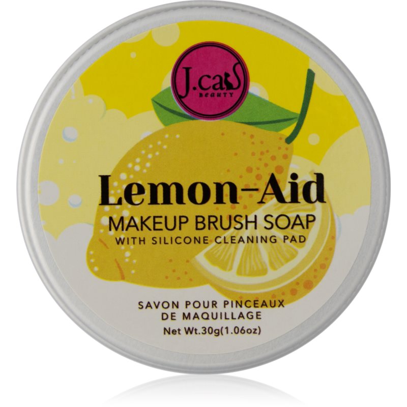 J.Cat Beauty J.Cat Beauty Lemon-Aid Твърдо почистващо средство за гъби и четки за грим - Унисекс парфюм 30мл - Сравни цени от 1 магазин с безплатна доставка