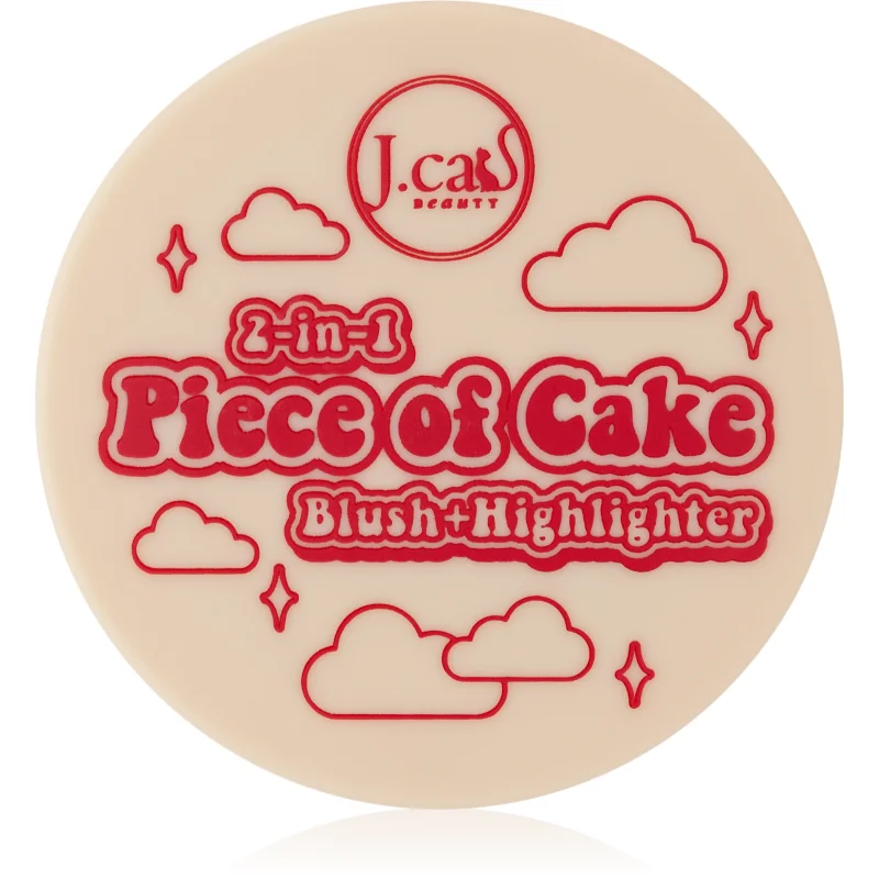 J.Cat Beauty 2 In 1 Piece Of Cake озаряващ руж