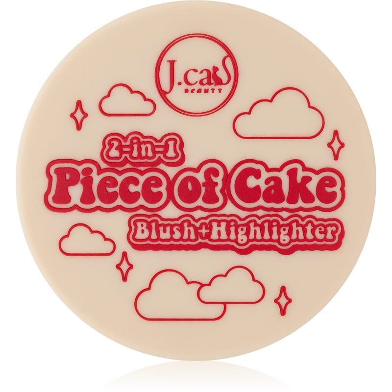 J.Cat Beauty 2 In 1 Piece Of Cake озаряващ руж