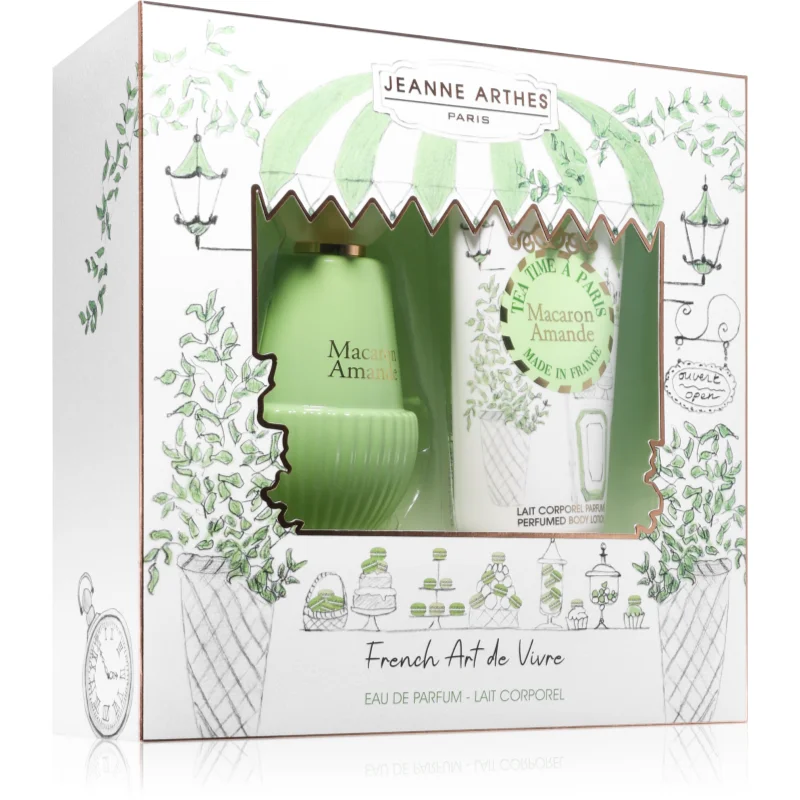 Jeanne Arthes Tea Time á Paris Macaron Amande подаръчен комплект за жени - Комплект - Сравни цени от 1 магазин с безплатна доставка
