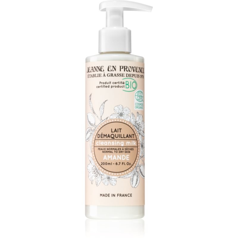 Jeanne en Provence BIO Almond почистващо мляко за тяло с БИО качество за жени - Грижа за тяло - Сравни цени от 1 магазин с безплатна доставка
