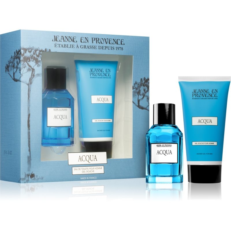Jeanne en Provence Jeanne en Provence Acqua подаръчен комплект за мъже - Мъжки парфюм - Сравни цени от 1 магазин с безплатна доставка