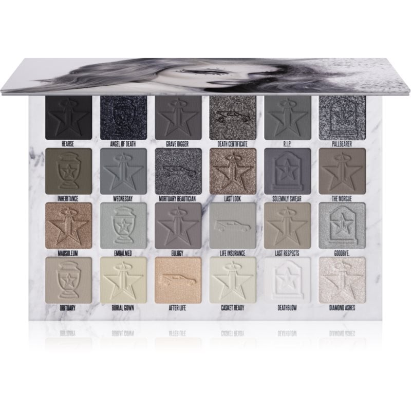 Jeffree Star Cosmetics Cremated Artistry палитра сенки за очи