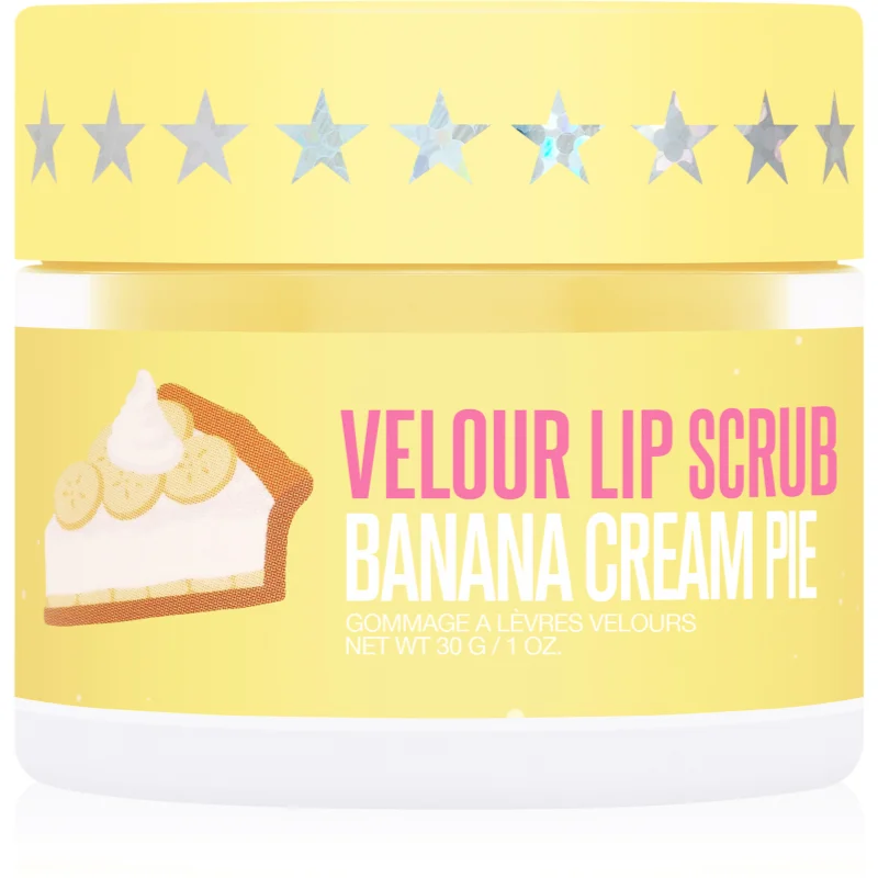 Jeffree Star Cosmetics Banana Fetish Velour Lip Scrub захарен пилинг за устни Banana Cream Pie