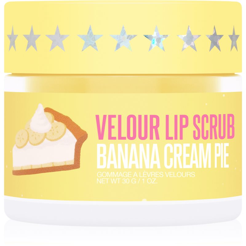 Jeffree Star Cosmetics Banana Fetish Velour Lip Scrub захарен пилинг за устни Banana Cream Pie - Грижа за лице - Сравни цени от 1 магазин с безплатна доставка