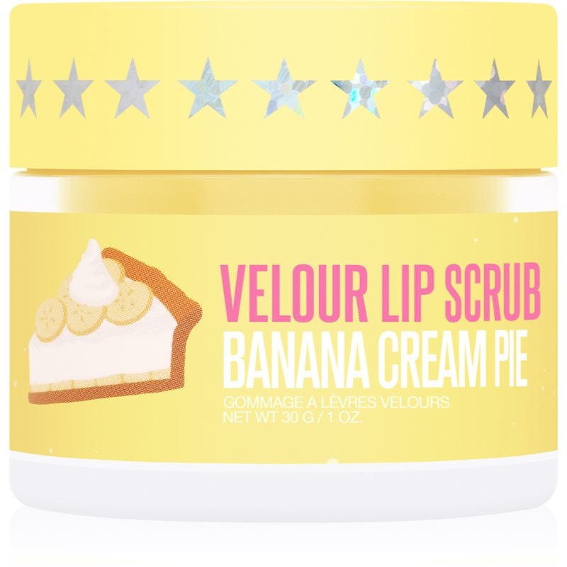 Jeffree Star Cosmetics Banana Fetish Velour Lip Scrub захарен пилинг за устни Banana Cream Pie - Грижа за лице - Сравни цени от 1 магазин с безплатна доставка