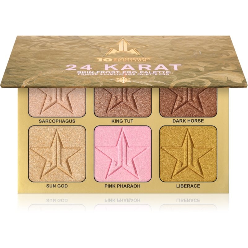 Jeffree Star Cosmetics Skin Frost™ 24K Highlighter палитра хайлайтъри - Грим - Сравни цени от 1 магазин с безплатна доставка