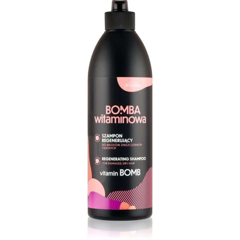 Joanna Joanna Vitamin Bomb Regenerating Shampoo регенериращ шампоан за суха и увредена коса - Унисекс парфюм 500мл - Сравни цени от 1 магазин с безплатна доставка