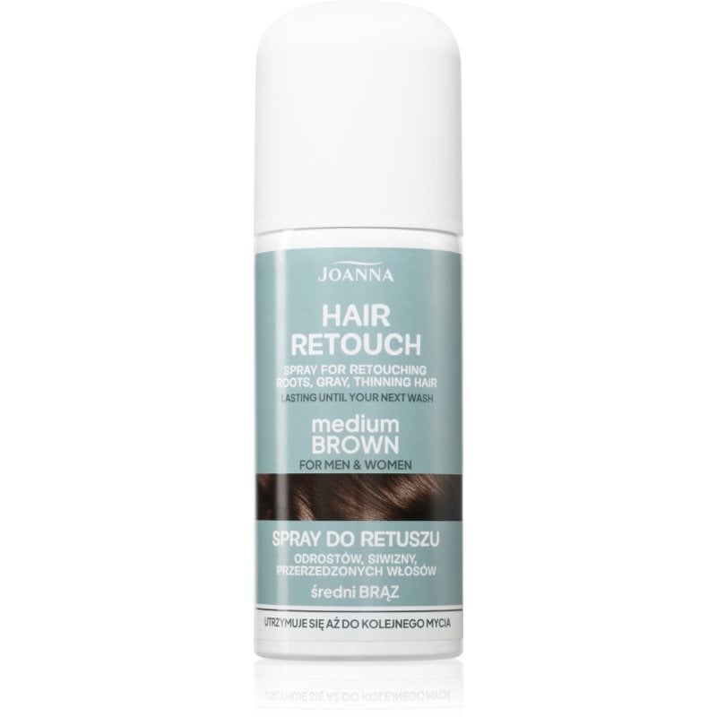 Joanna Hair Retouch Spray спрей за прикриване на побелелите участъци Medium Brown