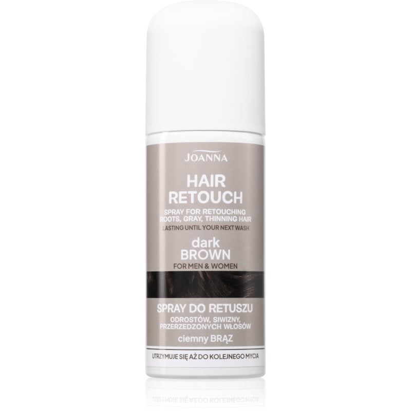 Joanna Hair Retouch Spray спрей за прикриване на побелелите участъци Dark Brown