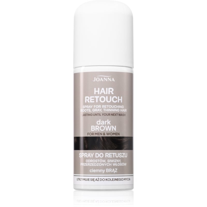 Joanna Hair Retouch Spray спрей за прикриване на побелелите участъци Dark Brown - Грижа за коса - Сравни цени от 1 магазин с безплатна доставка