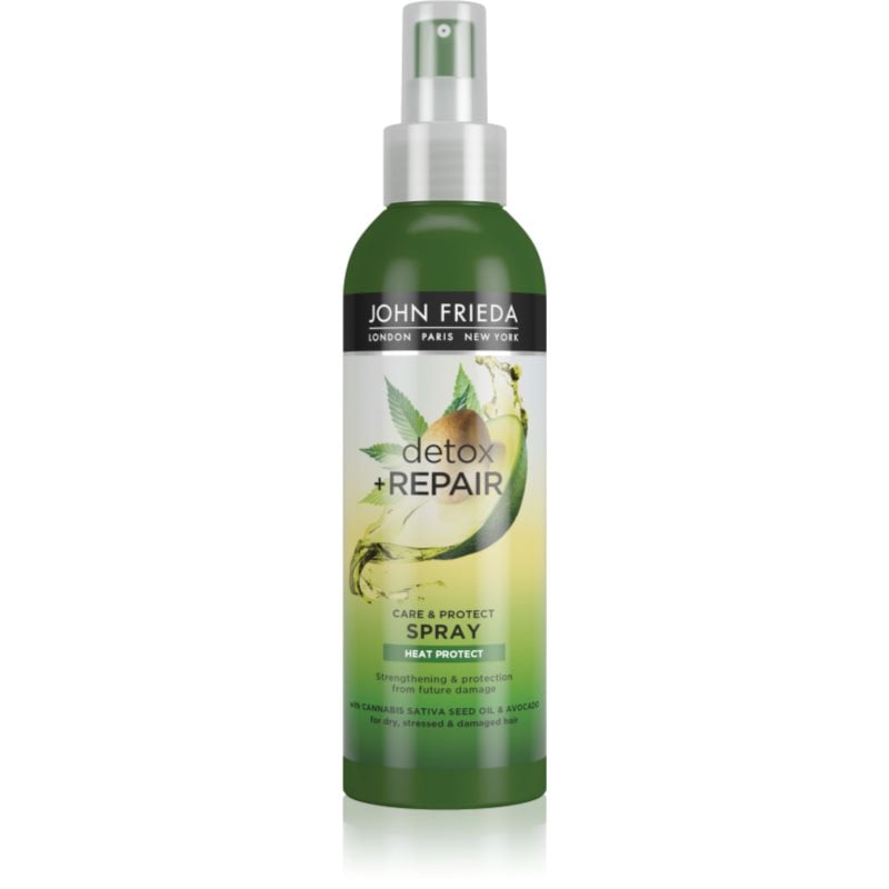 John Frieda Detox & Repair спрей за коса за коса, изложена на високи температури