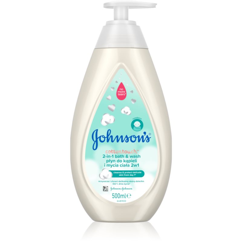 Johnson's® Cottontouch пяна за вана и миещ гел 2 в 1 за деца - Грижа за тяло - Сравни цени от 1 магазин с безплатна доставка