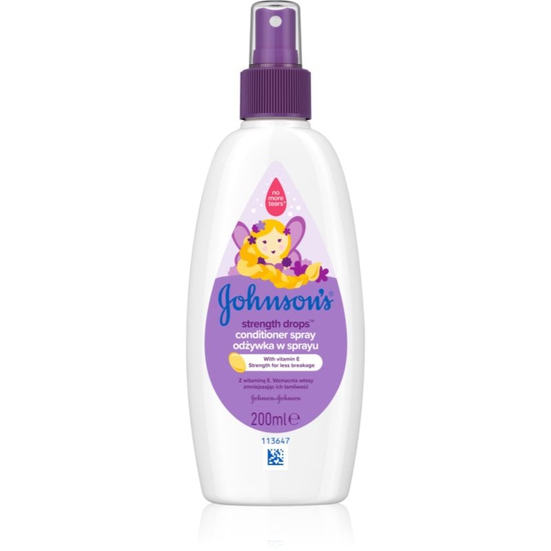 Johnson's® Strenght Drops подсилващ балсам за деца в спрей