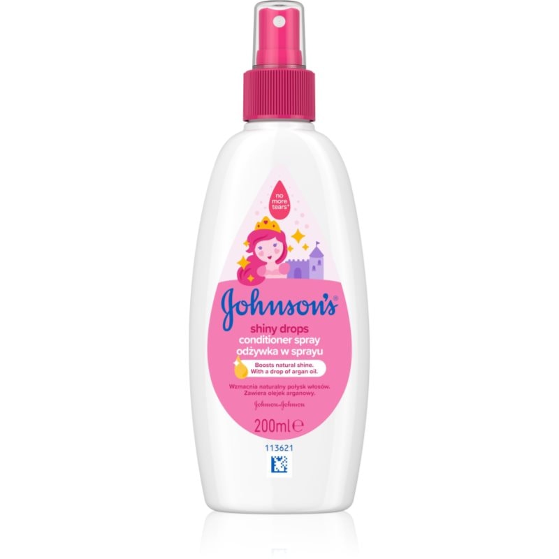 Johnson's® Shiny Drops балсам в спрей без отмиване с арганово масло от 18-месечна възраст - Грижа за коса - Сравни цени от 1 магазин с безплатна доставка