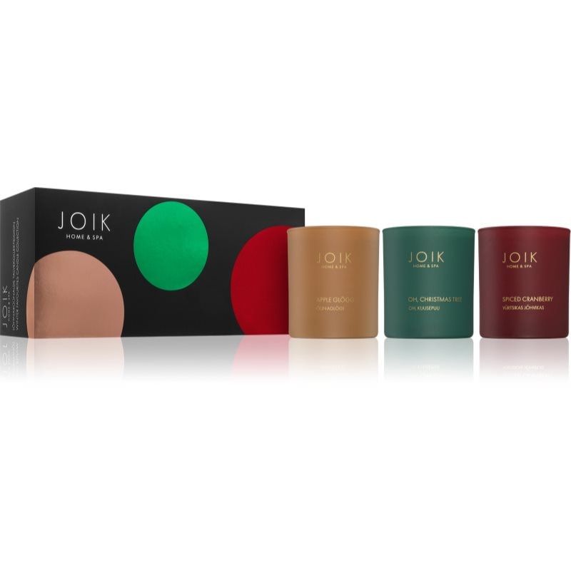 JOIK Home & Spa Christmas Selection ароматна свещ подаръчен комплект - Аромат - Сравни цени от 1 магазин с безплатна доставка
