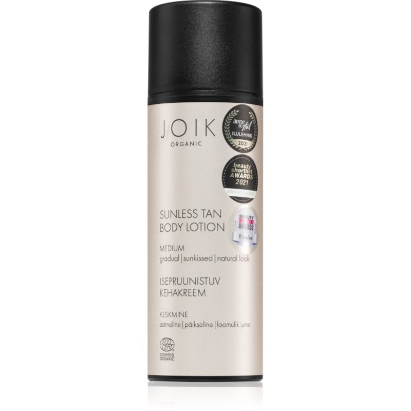 JOIK Organic Sunless Tan автобронзант мляко за тяло Medium