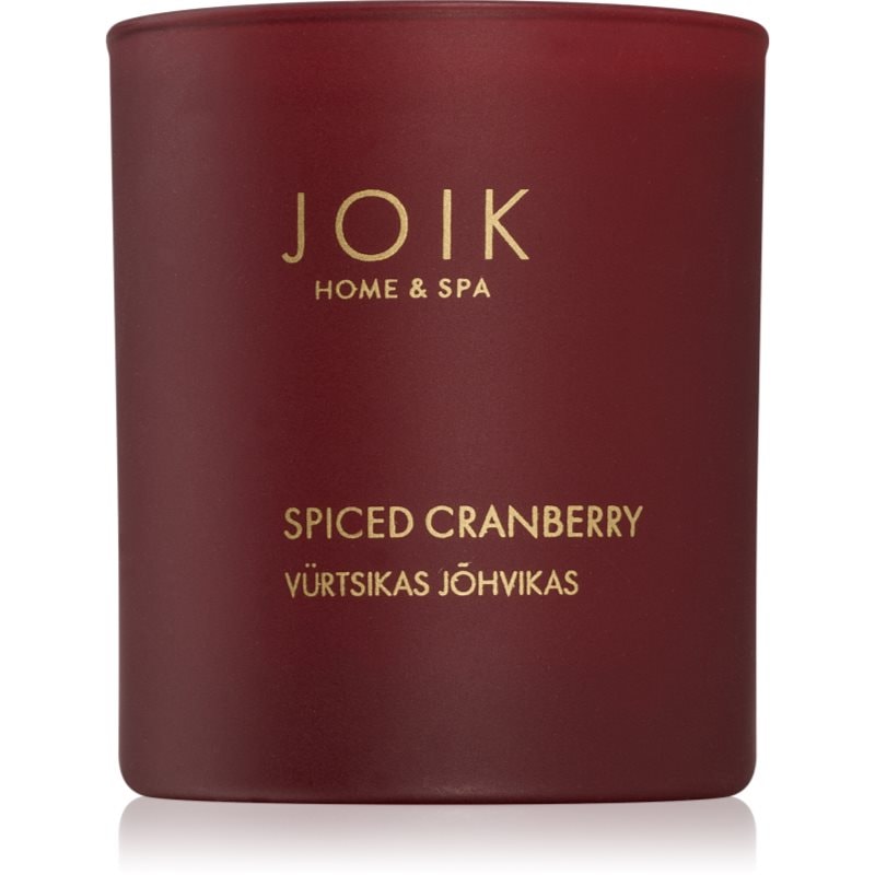 JOIK Home & Spa Spiced Cranberry ароматна свещ 150 гр. - Аромат - Сравни цени от 1 магазин с безплатна доставка