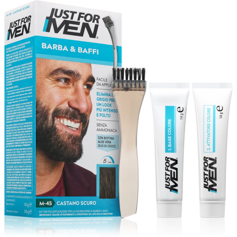 Just for Men Men Moustache & Beard боя за брада за прикриване на побелелите участъци - Грижа за коса - Сравни цени от 1 магазин с безплатна доставка