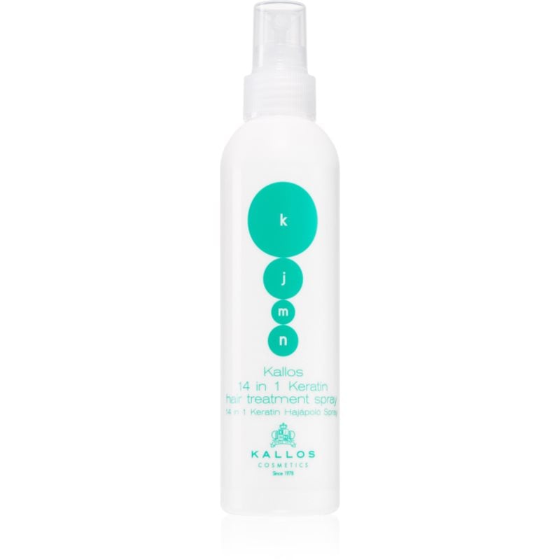 Kallos KJMN Professional 14 in 1 Keratin Hair Treatment Spray грижа без отмиване 14 в 1 с кератин