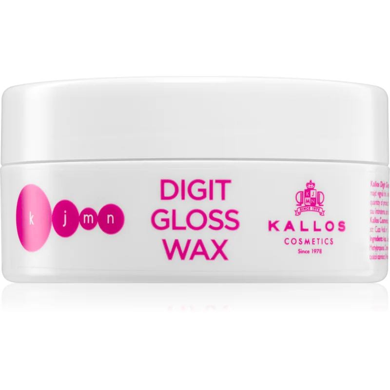 Kallos KJMN Professional Digit Gloss Wax восък за оформяне за блясък и мекота на косата