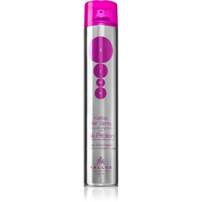 Kallos Kallos KJMN Professional Hair Spray лак за коса екстра силна фиксация - Унисекс парфюм 750мл - Сравни цени от 1 магазин с безплатна доставка