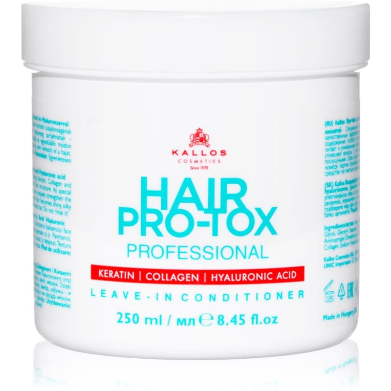 Kallos Hair Pro-Tox балсам без отмиване за суха и увредена коса