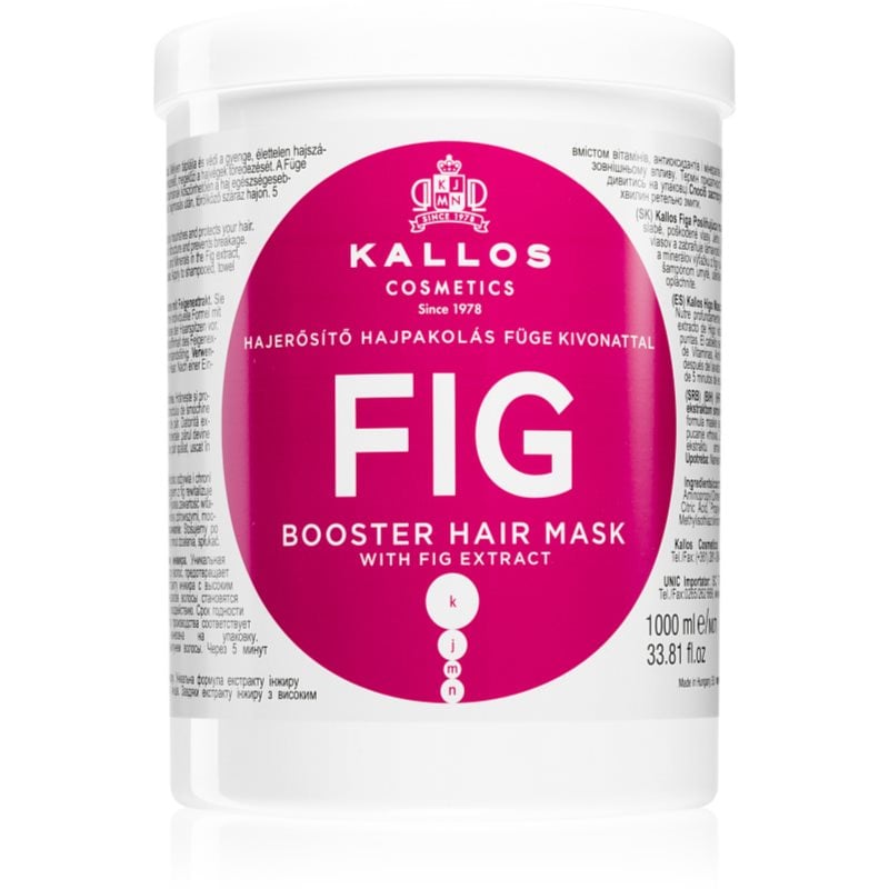 Kallos KJMN Professional Fig дълко подхранваща маска За коса