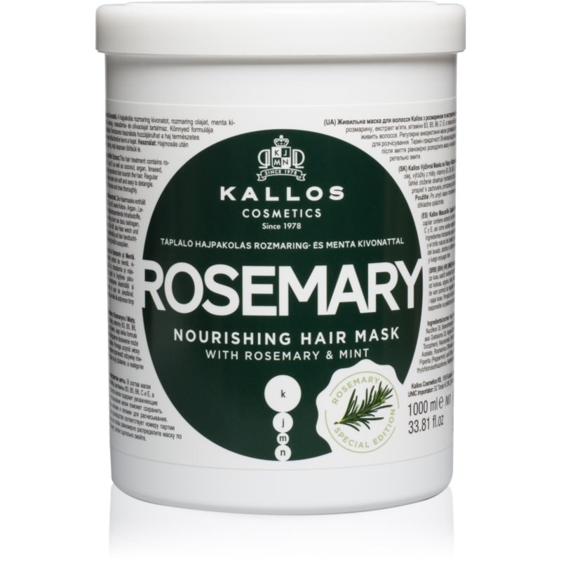 Kallos KJMN Professional Rosemary маска за коса - Грижа за коса - Сравни цени от 1 магазин с безплатна доставка