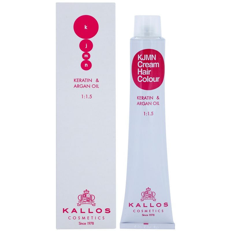 Kallos KJMN Professional Cream Hair Colour Keratin & Argan Oil боя за коса с кератин и арганово масло - Грижа за коса - Сравни цени от 1 магазин с безплатна доставка