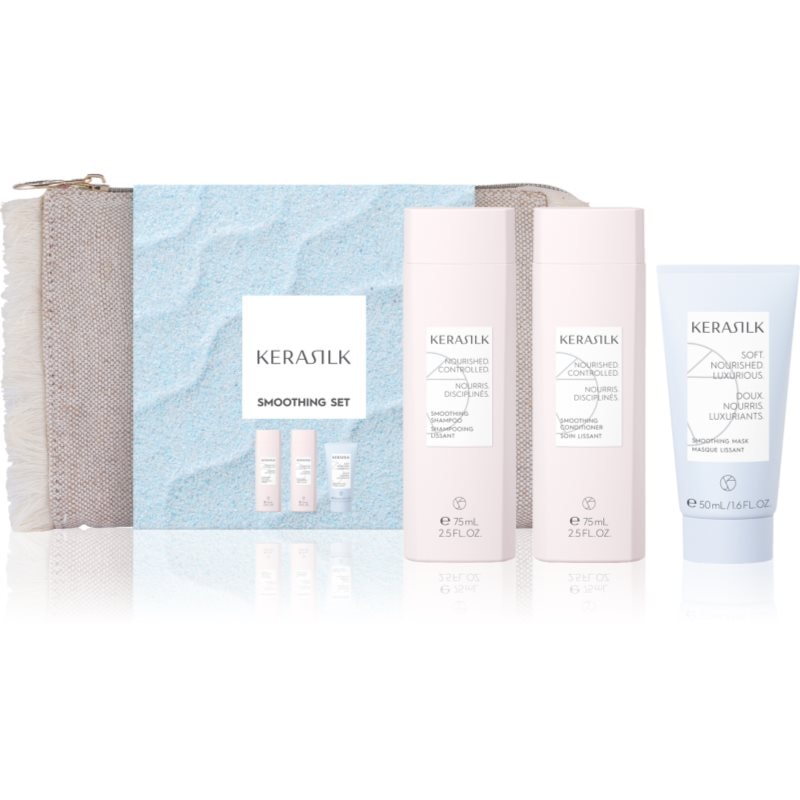 KERASILK Essentials Smoothing Set комплект за пътуване за изглаждане на косата - Комплект - Сравни цени от 1 магазин с безплатна доставка