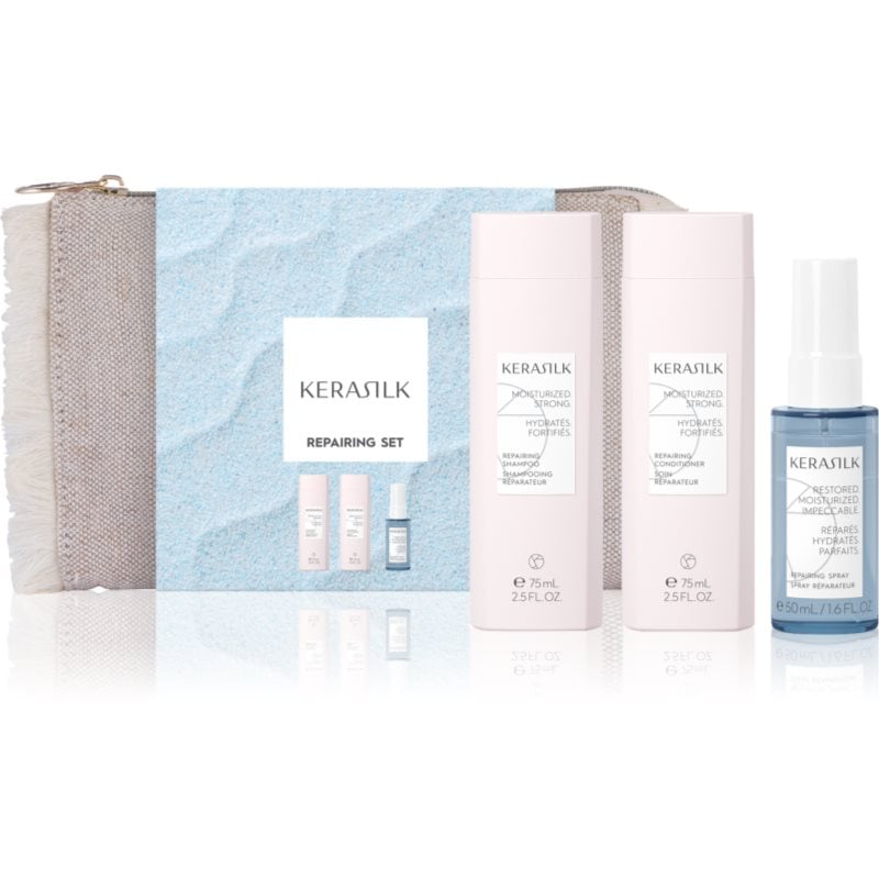 KERASILK Essentials Repairing Set комплект за пътуване за суха и увредена коса