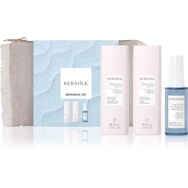 KERASILK Essentials Repairing Set комплект за пътуване за суха и увредена коса - Комплект - Сравни цени от 1 магазин с безплатна доставка