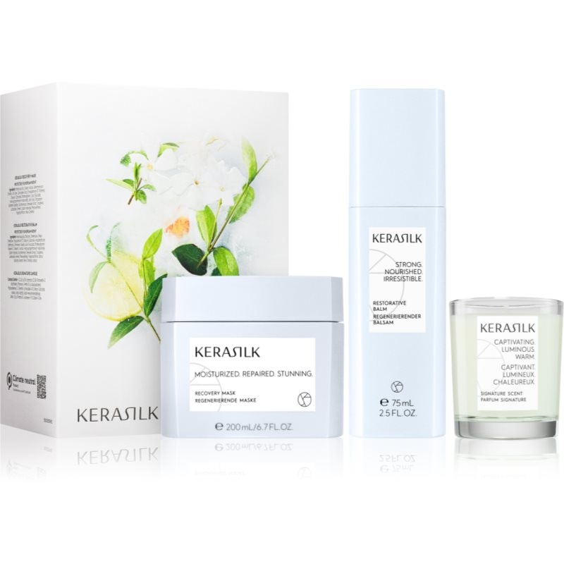 KERASILK Specialists Recovery Set подаръчен комплект с регенериращ ефект - Комплект - Сравни цени от 1 магазин с безплатна доставка